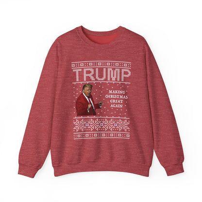 Trump President Christmas Sweatshirt