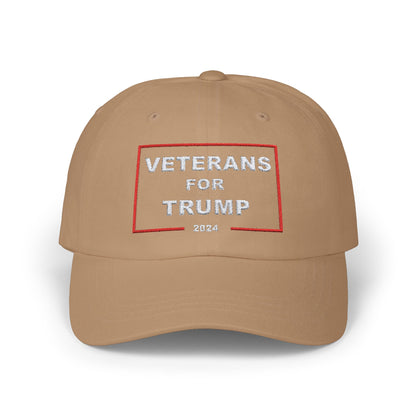 Veterans for Trump Dad Cap