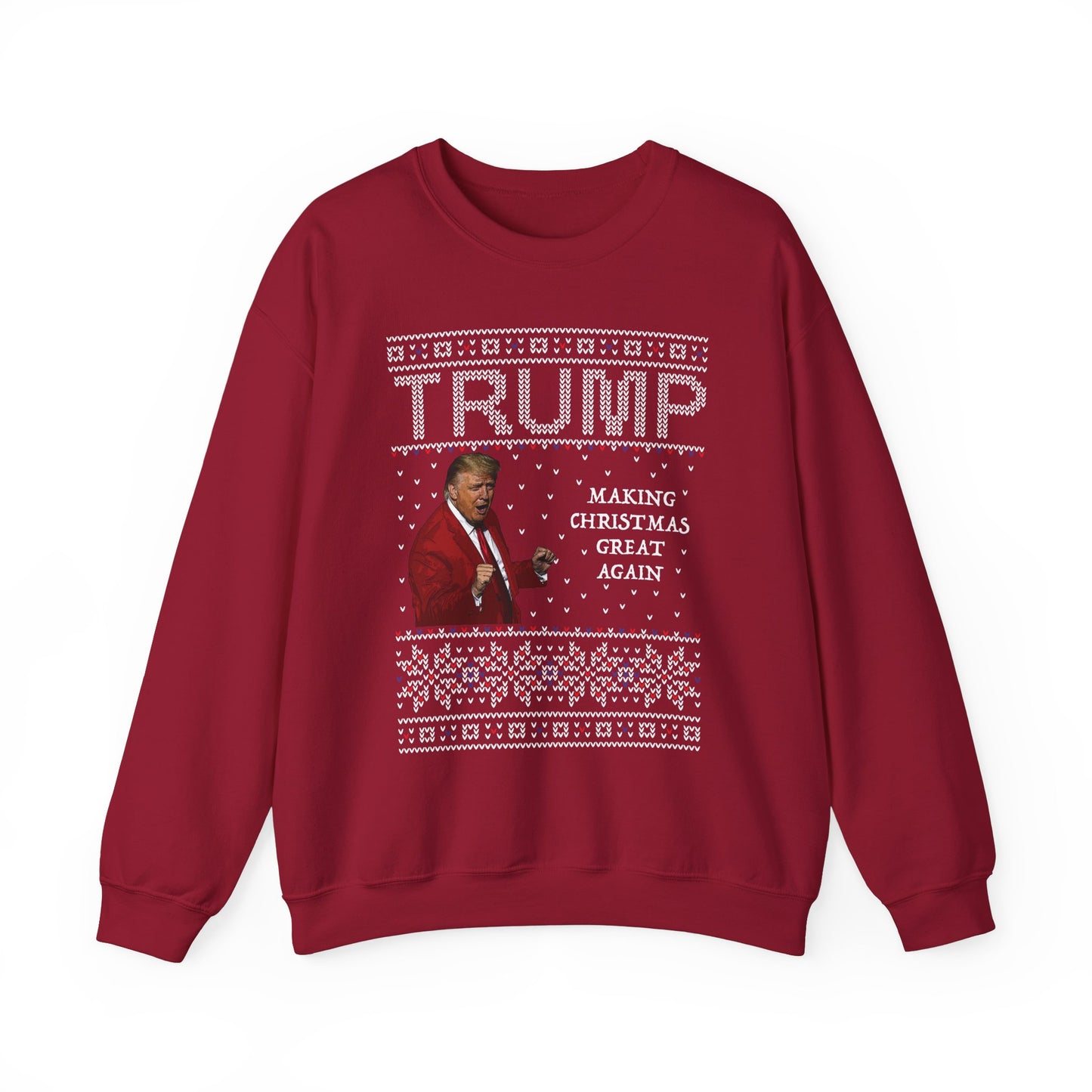 Trump President Christmas Sweatshirt