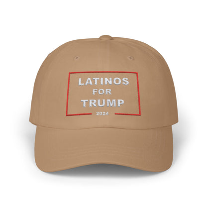 Latinos for Trump Dad Cap