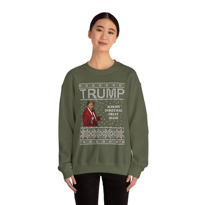 Trump President Christmas Sweatshirt